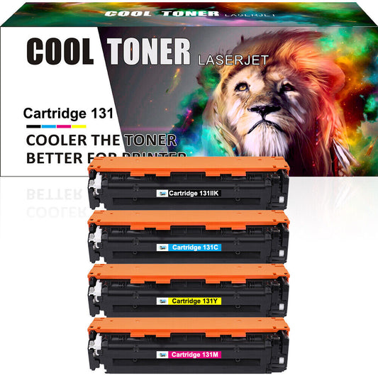 4 PACK Toner Compatible for Canon CRG 131 imageCLASS LBP7110CW MF8280CW MF624CW