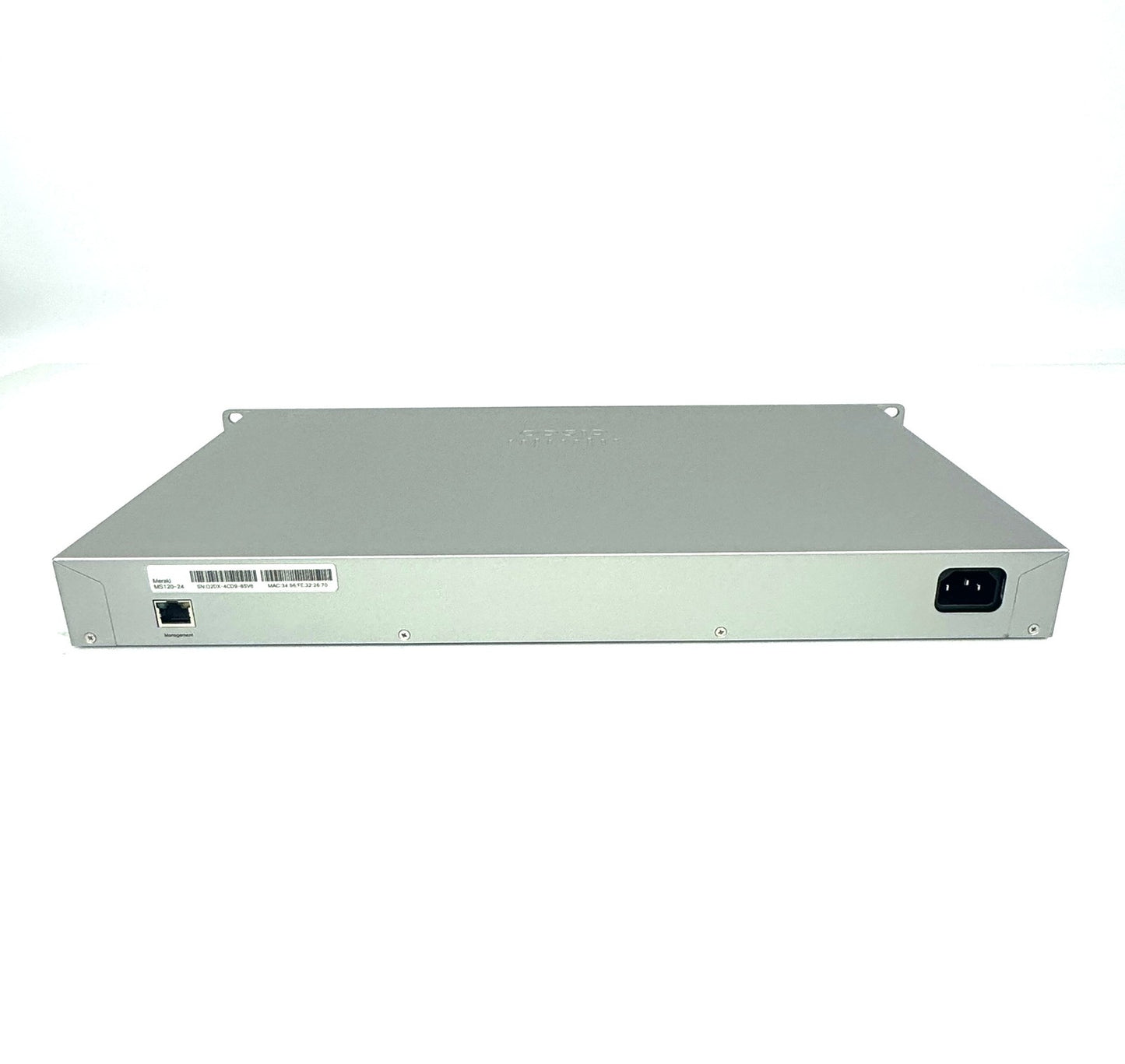 Cisco Meraki MS120-24-HW 24-Ports Rack Mountable PoE Ethernet Switch A90-61400