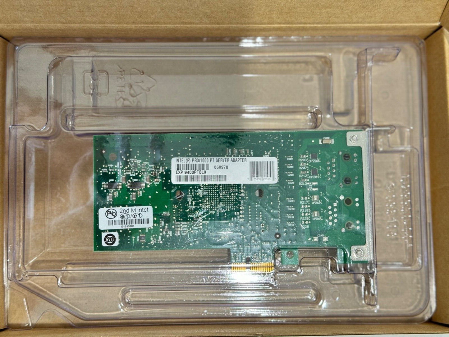 Intel EXPI9400PTBLK PRO/1000 Single Port Gigabit PCI-E Network Adapter Card