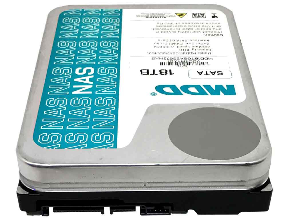 MDD 18TB 7200RPM 256MB Cache SATA 6Gbps 3.5" Internal NAS Hard Drive (RAID, NAS)