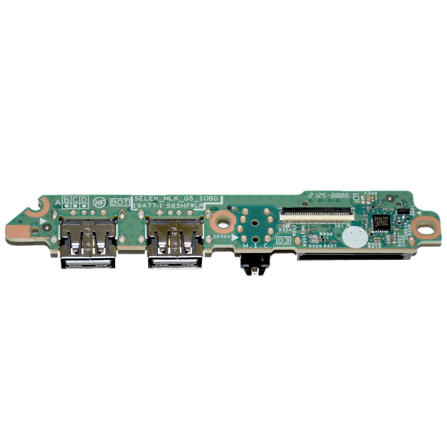 Dell G3 3500 G5 5500 IO USB Audio SD Card Board & Ribbon Cable 9D1Y5 913TK