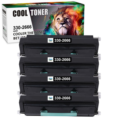 4 Pack 330-2666 PK941 RR700 Toner Cartridge for Dell 2330D 2330DN 2350D 2350DN