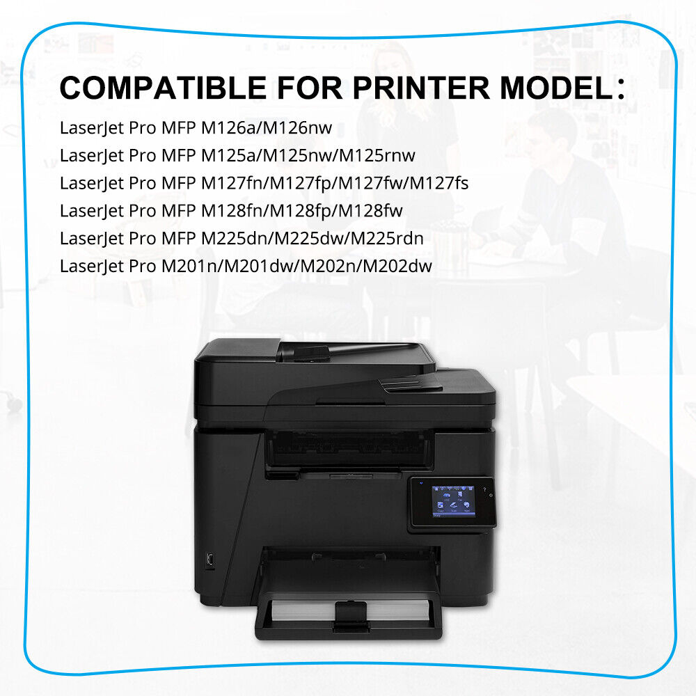 4x Compatible with HP 83A CF283A Toner LaserJet Pro M127fn M127fw M125nw M201dw