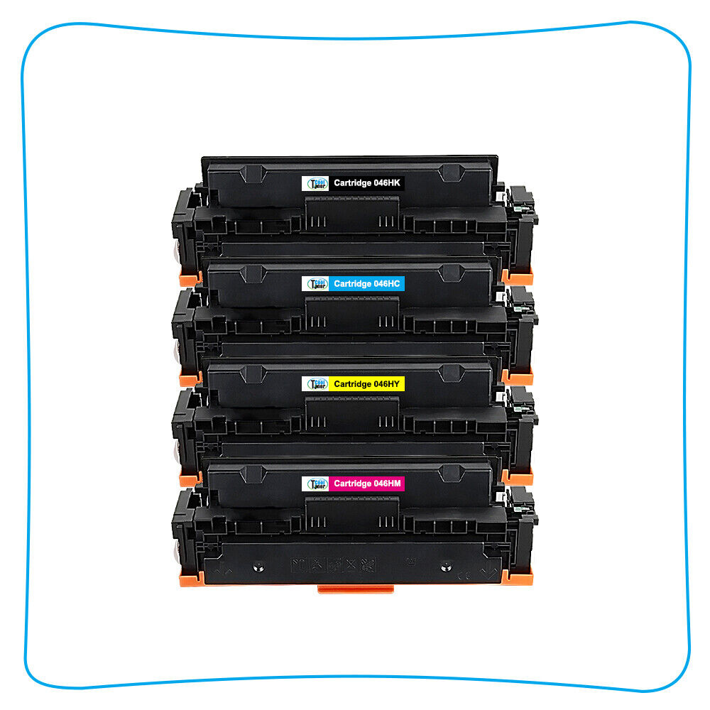 5 Toner Cartridge for Canon 046H ImageCLASS MF735Cdw LBP654Cdw MF731Cdw MF733Cdw