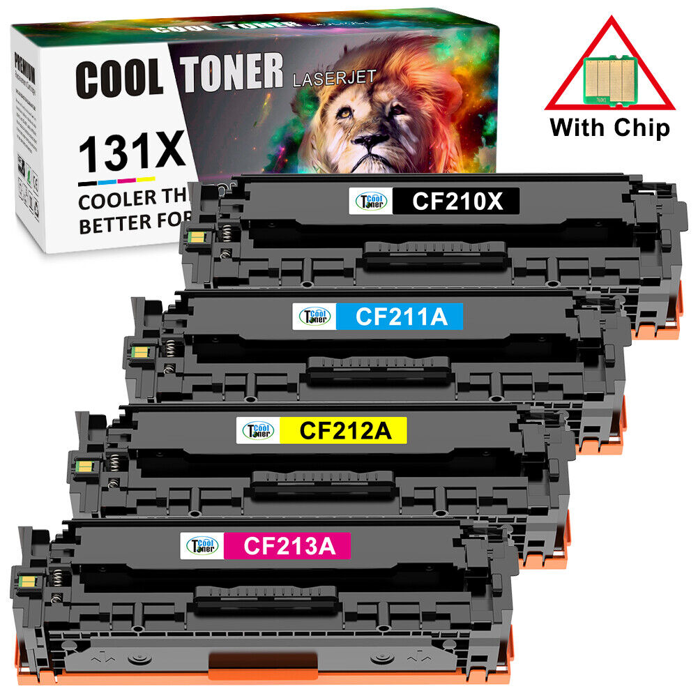 4PK 131A CF210A Toner Cartridge For HP Laserjet Pro 200 M251nw M276nw MFP