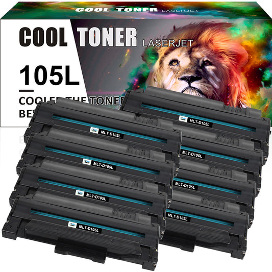 8PK MLT-D105L Toner for Samsung 105L ML-2525W ML-2525 ML-2580n 4623FW
