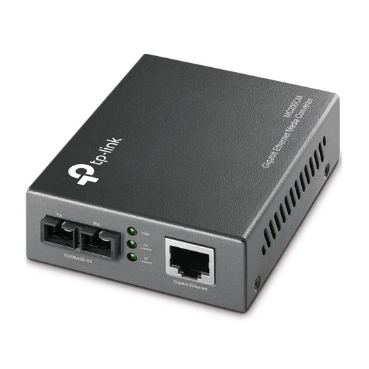 TP-Link MC200CM | Gigabit RJ45 to Gigabit Multi-Mode SC Fiber Media Converter