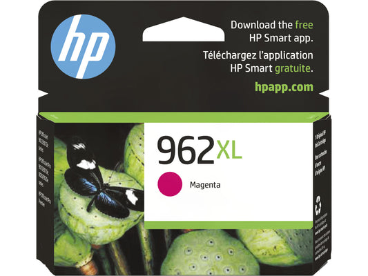 HP 962XL High Yield Magenta Original Ink Cartridge, ~1,600 pages, 3JA01AN#140