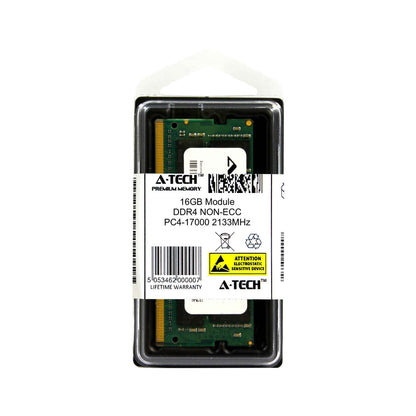 16GB DDR4 PC4-17000 SODIMM (Micron MTA16ATF2G64HZ-2G1A1 Equivalent) Memory RAM