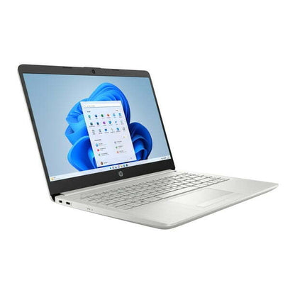 New HP Laptop 14" HD Intel Celeron N4120 4GB 64GB eMMC Webcam Office 365 Silver