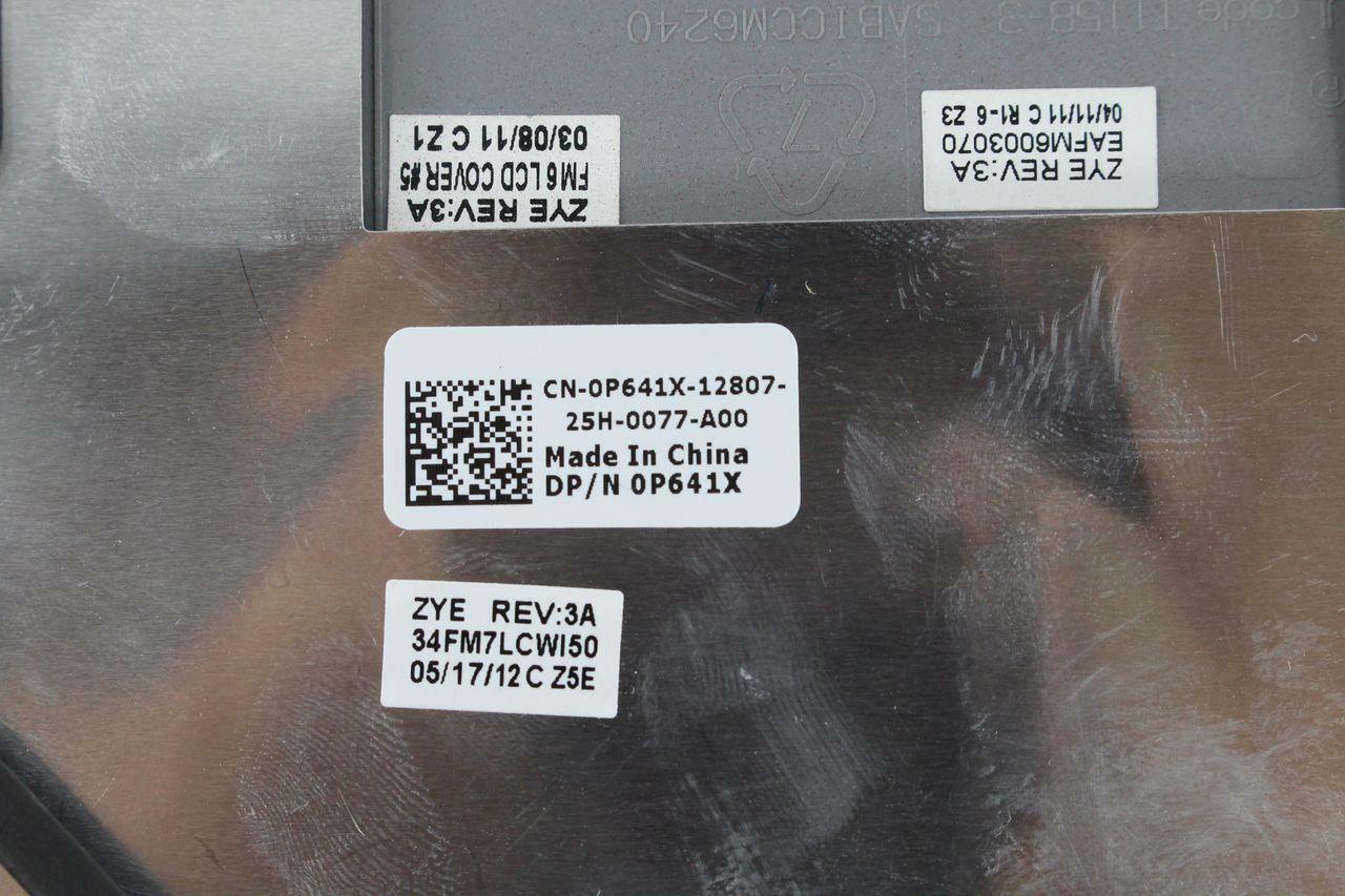 LOT of 5 Genuine Dell Studio 1535 1536 1537 LCD Back Cover Red w/ Hinges P641X