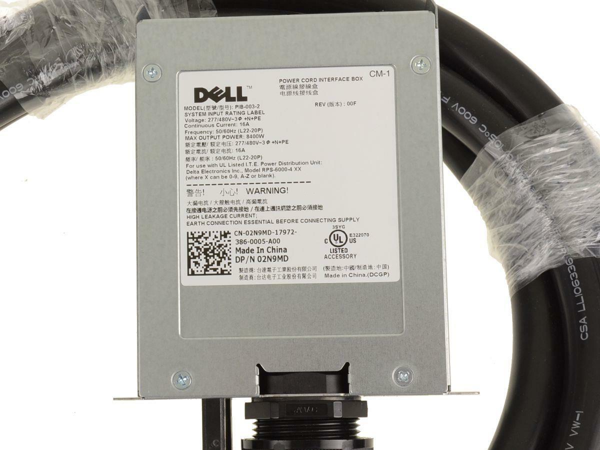 Dell OEM Power Distribution Unit Interface Box with L22-20P Cord-2N9MD CN-02N9MD