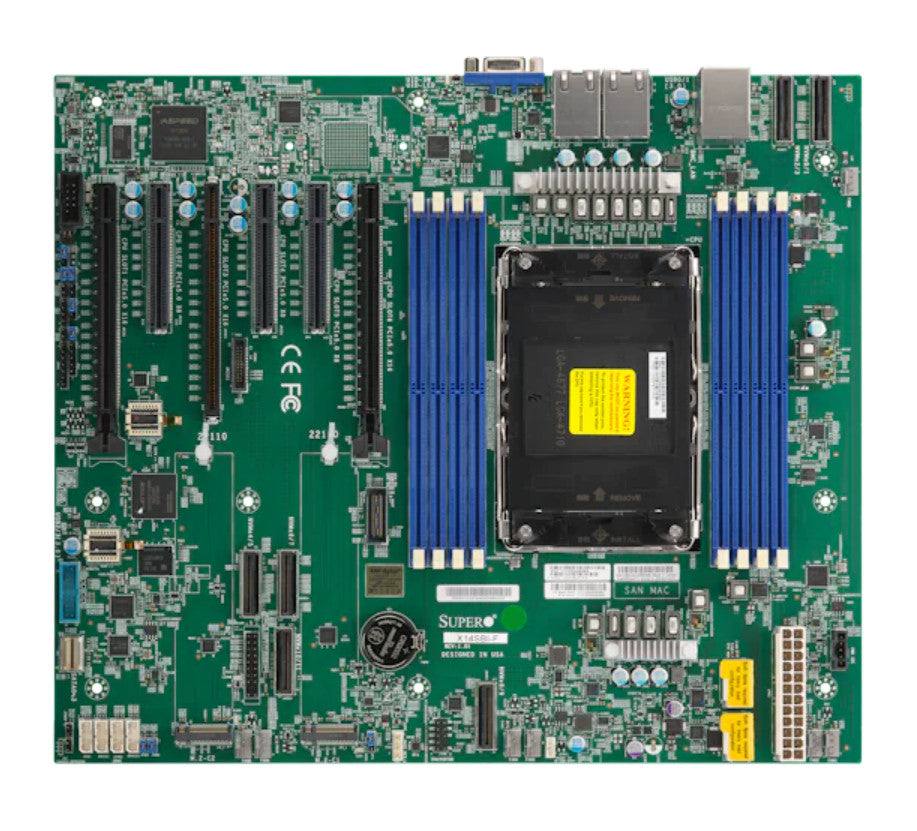 SuperMicro X14SBI-F Motherboard - X14, Server, ATX, Birch Stream, UP, GNR/SRF-SP