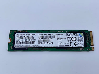 HP Samsung SM951 MZVPV512HDGL-000H1 512GB NVMe 801076-002 SSD Solid State Drive