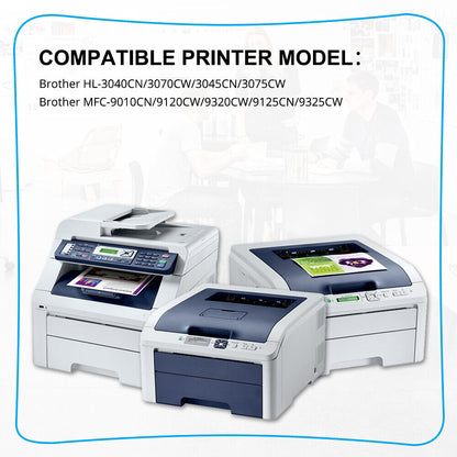 5pk Color Toner for Brother TN210 TN-210 HL-3040CN HL-3045CN HL-3070CW HL-3075
