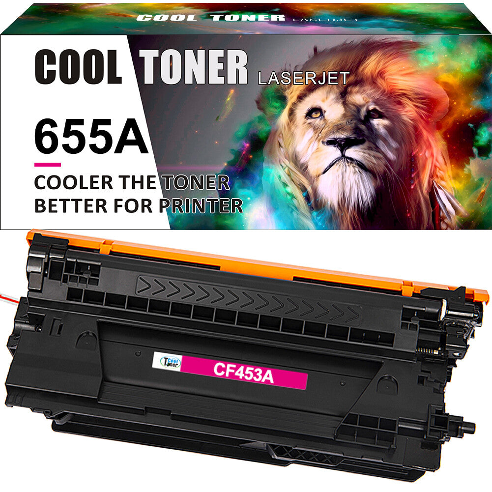 1 Magenta Toner Compatible For HP CF450A 655A LaserJet M652dn M652n M653dn M653x