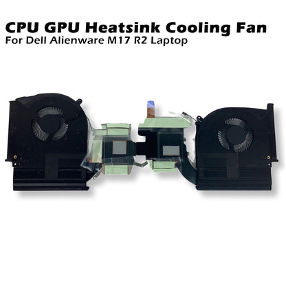 Genuine Dell Alienware M17 R2 N18P Laptop CPU GPU Heatsink Cooling Fan R23G0