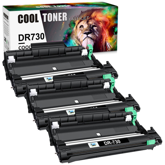 3PK DR730 Drum Unit Compatible for Brother TN760 MFC-L2750DW L2710DW L2730DW