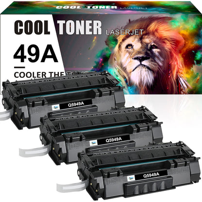 3PK Q5949A 49A Toner Compatible With HP LaserJet 1320 1320N 1320NW 1320T 1320TN