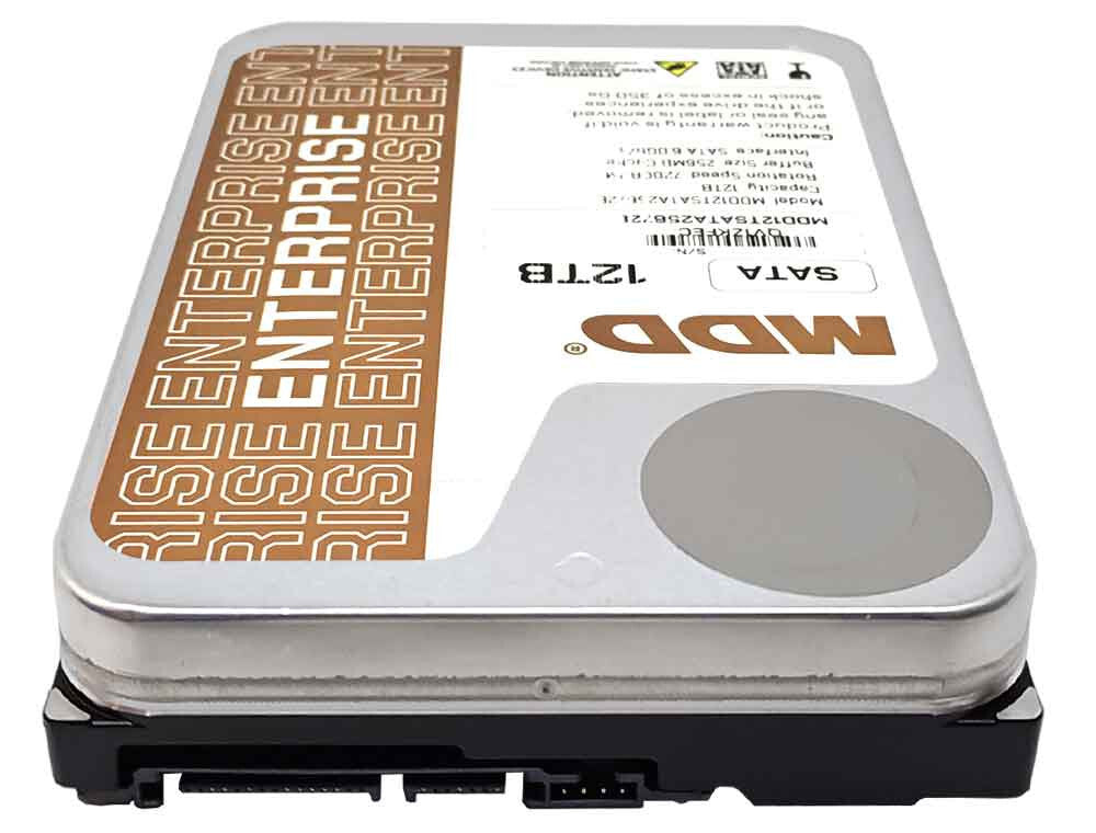 MDD 12TB 256MB Cache 7200RPM SATA 6.0Gb/s 3.5in Enterprise, NAS, CCTV Hard Drive
