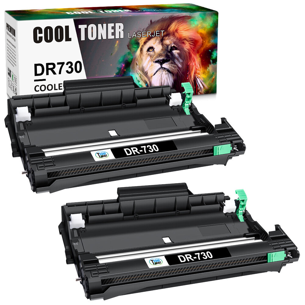 2 PACK DR730 Drum Unit Fit For Brother HL-L2350DW L2370DW MFC-L2710DW printer