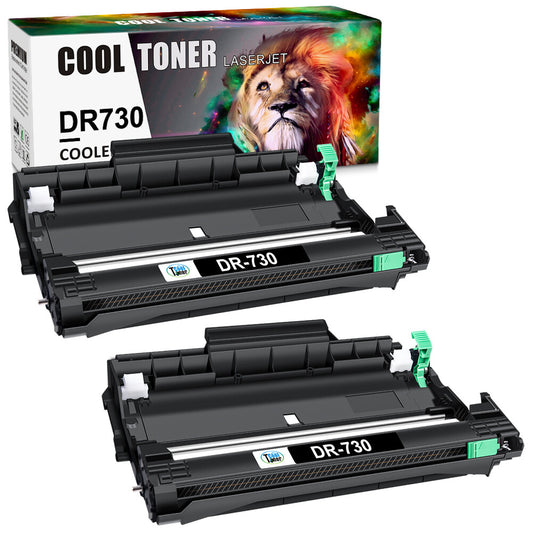 2 PACK DR730 Drum Unit Fit For Brother HL-L2350DW L2370DW MFC-L2710DW printer