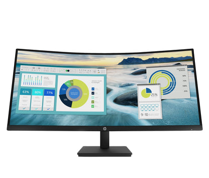 HP P34hc G4 WQHD USB-C Curved Monitor 34" WQHD (3440 x 1440) 48-100 Hz