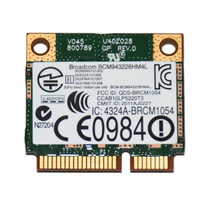 Lot X10 Dell E6520 E6420 E5520 Dual Band WIRELESS WIFI CARD BCM943228HM4L 1JKGC