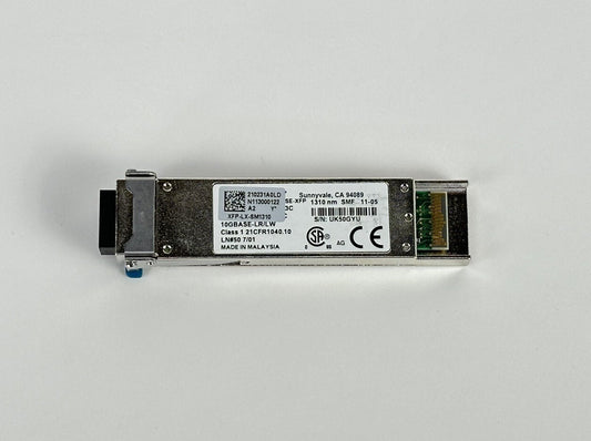 HP Finisar XFP-LX-SM1310 10Gbps 10km 1310nm SE 10GBASE-LR/LW H3C Transceiver SMF