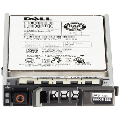 Dell 800GB 12Gbps SAS WI MLC 2.5 SSD 1680ASS204 CPO (CW988) -R (NOT FOR HOME PC)