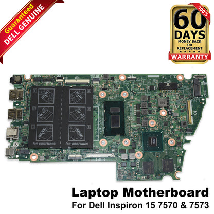 Dell Inspiron 15 7570 7573 Motherboard i7-8550U 1.8GHz Quad Core XW62N