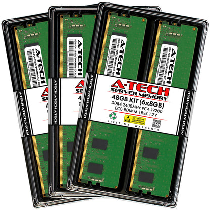 48GB 6x 8GB PC4-2400 RDIMM Lenovo ThinkServer RD550 (E5-2600 v4) Memory RAM