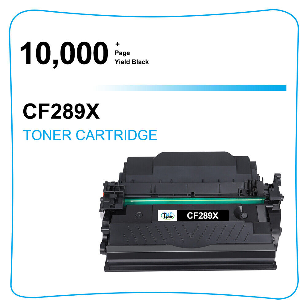 [With Chip]4PK Toner CF289X 89X Compatible With HP MFP M528dn M528f M507x M507n