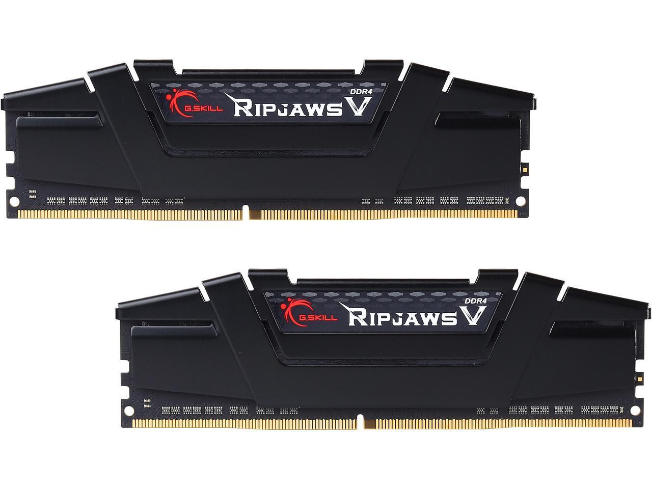 G.SKILL Ripjaws V Series 16GB (2 x 8GB) DDR4 3600 (PC4 28800) F4-3600C18D-16GVK