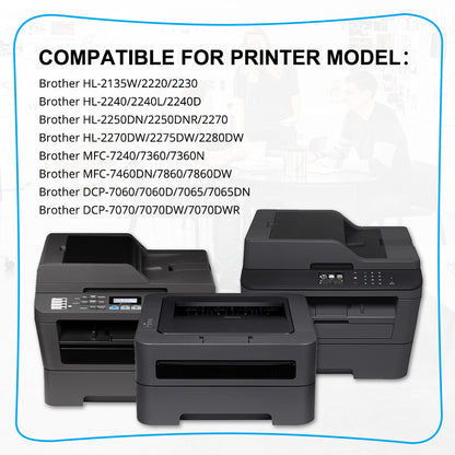20 TN450 Toner Cartridge Compatible with Brother TN-420 MFC-7860DW HL2240 2270dw
