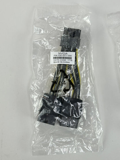Lot of 4 Nvidia GPU Graphic Card Power Cable Dual 8-pin PCI-e to 8 pin EPS CPU