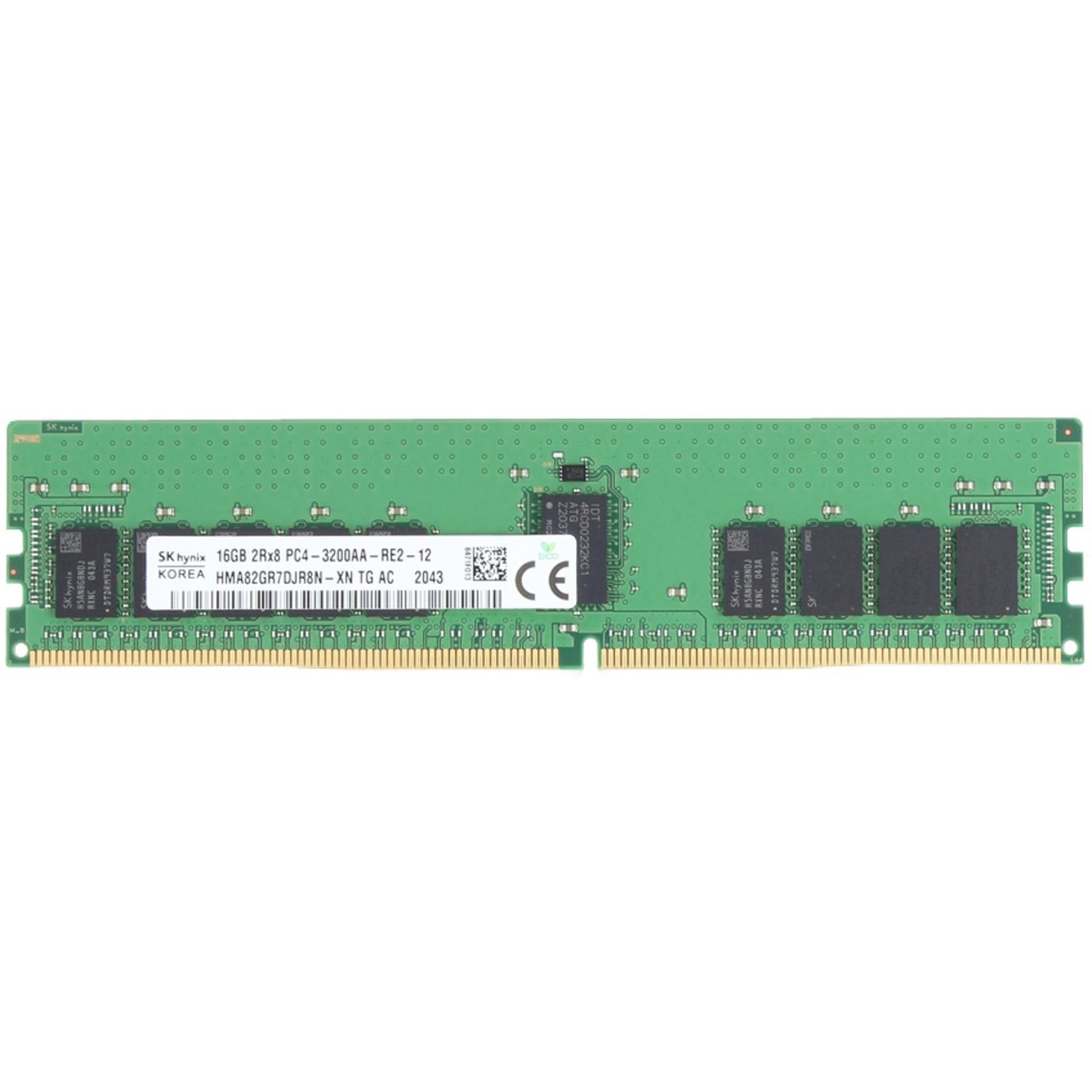 Hynix 16GB PC4-3200 2Rx8 DDR4 ECC REG RDIMM RAM Memory HMA82GR7DJR8N-XN (NOT FOR HOME PC)