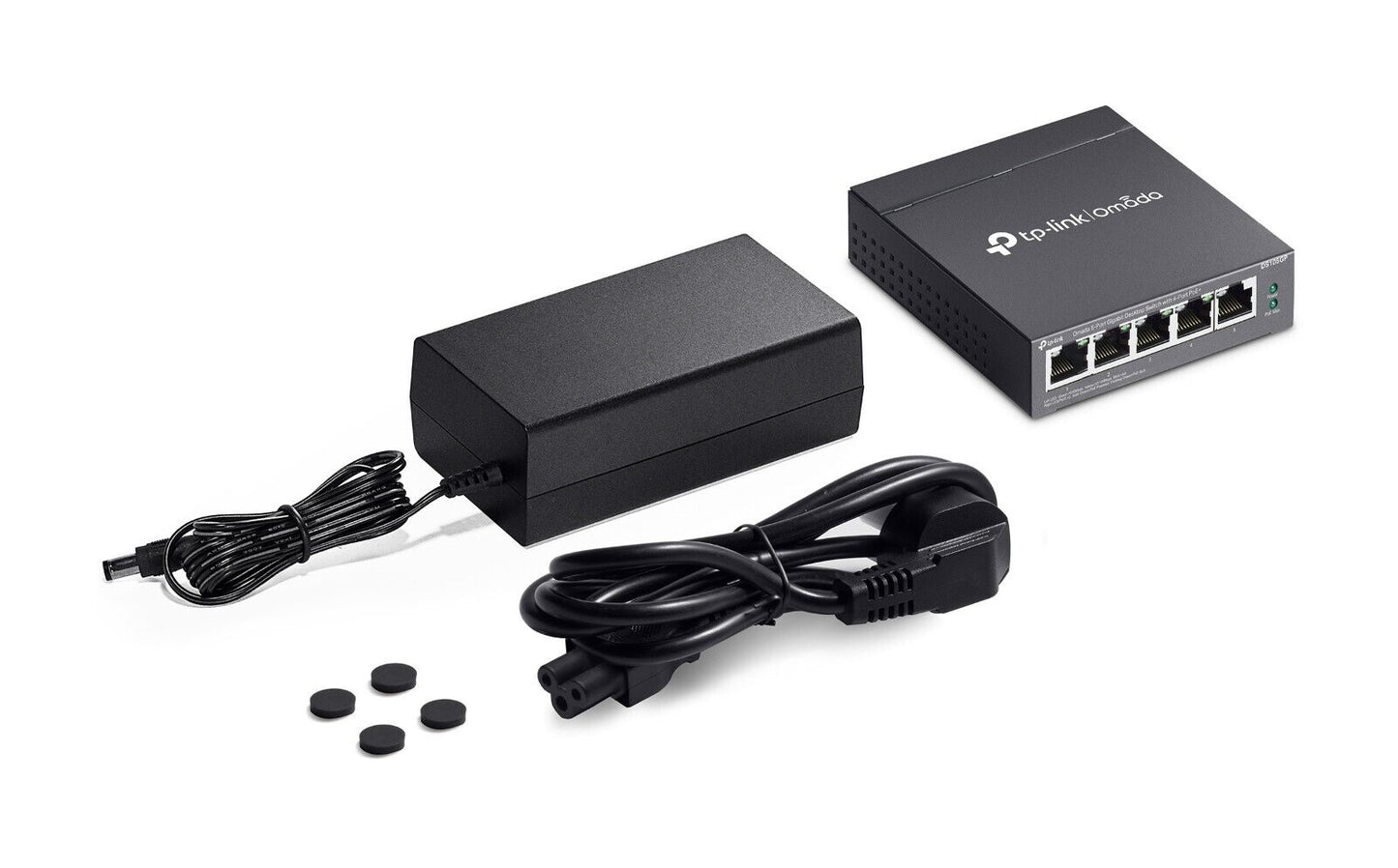 TP-Link DS105GP | Omada 5-Port 1000Mbps Gigabit Unmanaged Switch | 4* PoE+ Port