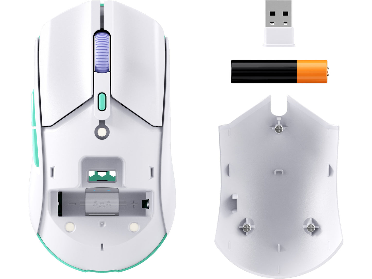 HyperX Pulsefire Haste 2 Core Wireless - Gaming Mouse (White)