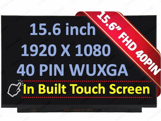 Lenovo FRU 5D10W69931 R156NWF7 R2 15.6" FHD 40pin Touch Laptop LED LCD Screen