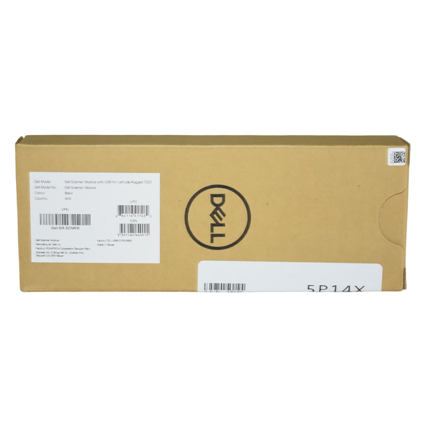 Dell Latitude Rugged 7220 7212 Extreme Tablet Barcode Scanner with USB 5P14X