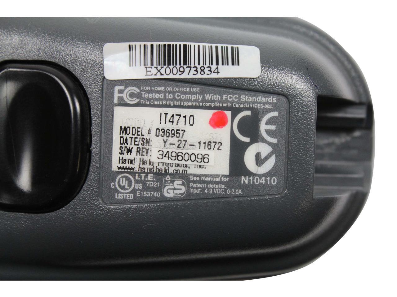 OEM Dell Hand Held IMAGETEAM 4710LR (036957) RS-232 CMOS Barcode Scanner M3335
