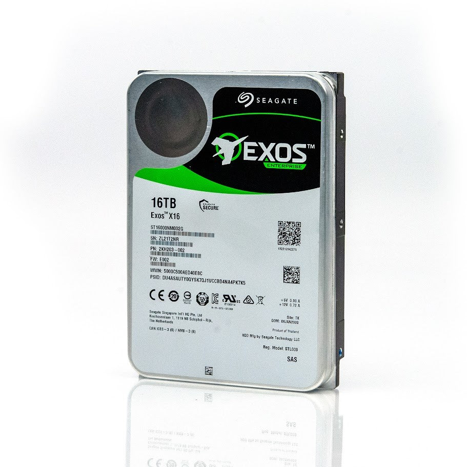 Seagate Exos X16 16TB 7.2K 12Gb/s 3.5" SAS Server HDD Hard Drive ST16000NM002G (NOT FOR HOME PC)