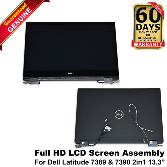 Dell Latitude 7389 7390 2-in-1 13.3" FHD Touchscreen LCD Display Assembly K1PK5