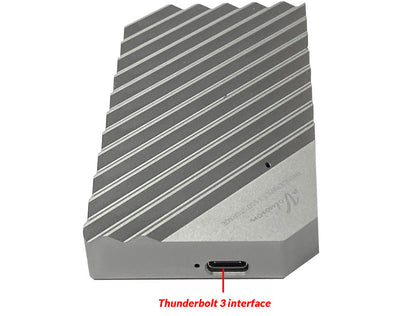 Avolusion Thunderbolt 3 Portable External Enclosure Kit for M.2 PCIe NVMe SSD
