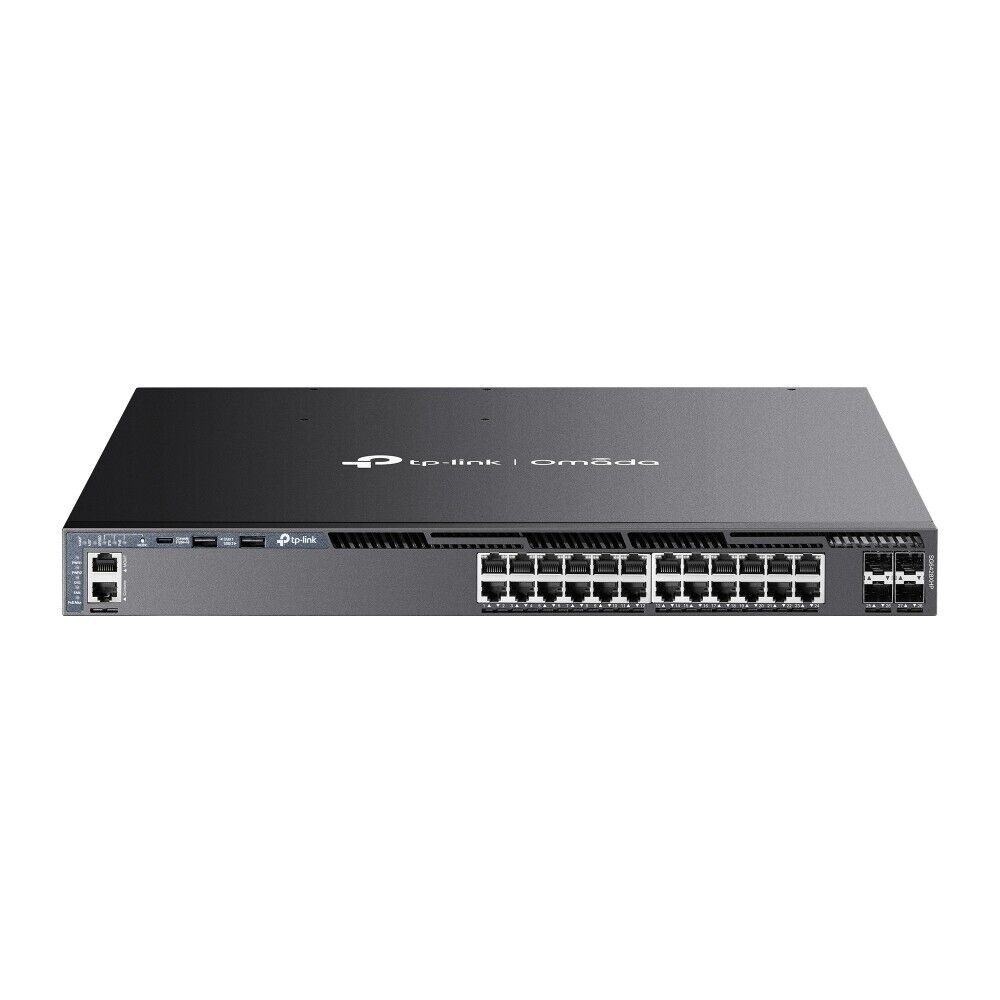 TP-Link SG6428XHP | Omada 24-Port Gigabit Stackable L3 Managed PoE+ Switch
