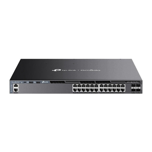 TP-Link SG6428XHP | Omada 24-Port Gigabit Stackable L3 Managed PoE+ Switch