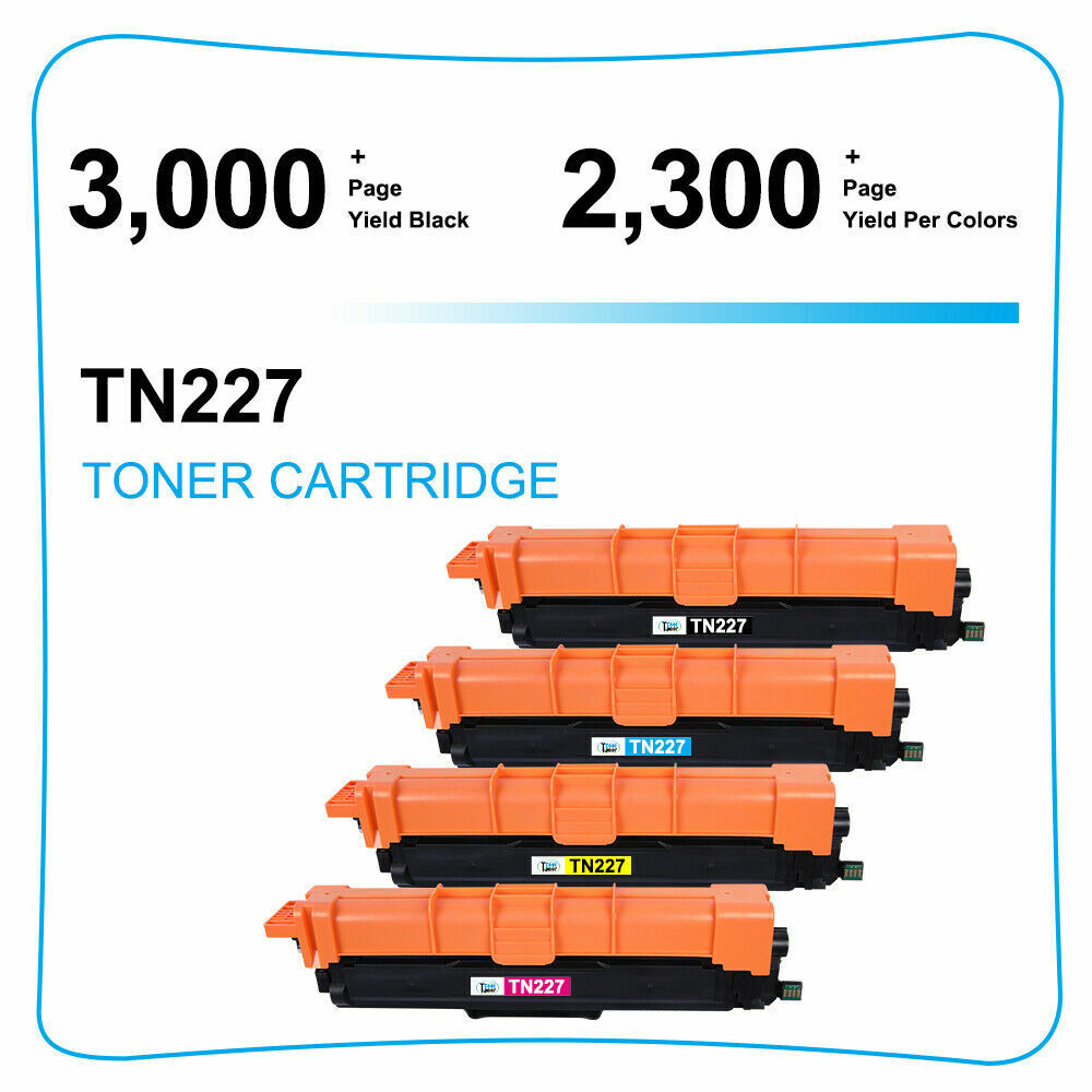 6Pack TN227 223 Toner Cartridge for Brother HL-L3270CDW L3290CDW MFC-L3710CW