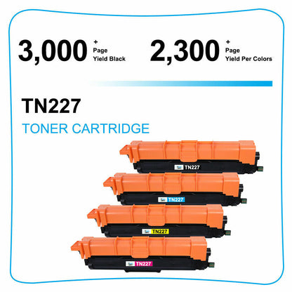 6Pack TN227 223 Toner Cartridge for Brother HL-L3270CDW L3290CDW MFC-L3710CW