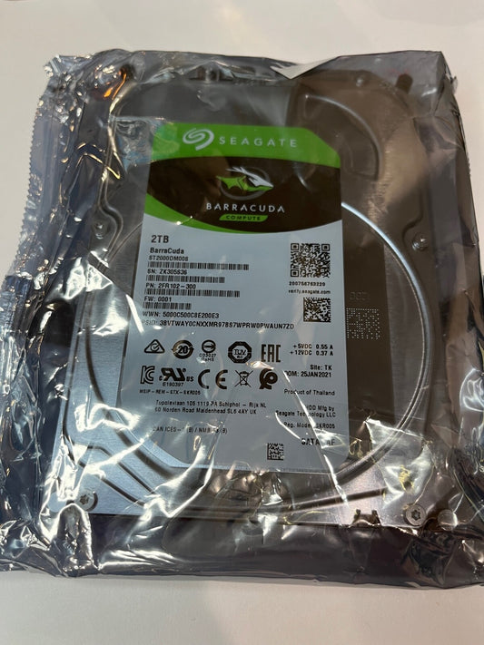 Seagate Barracuda ST2000DM008 2 TB 7200 RPM 3.5 6gb/s SATA HARD DRIVE